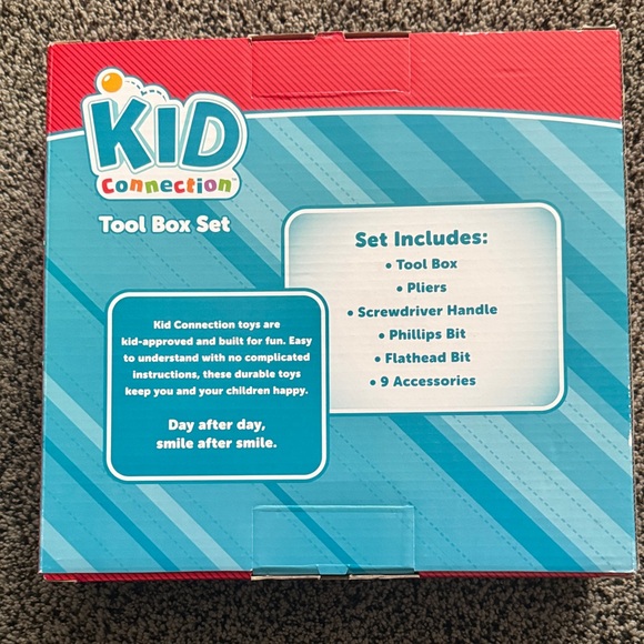 Kid Connection Red Tool Box Set - Picture 2 of 2